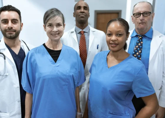 an image of a healthcare team