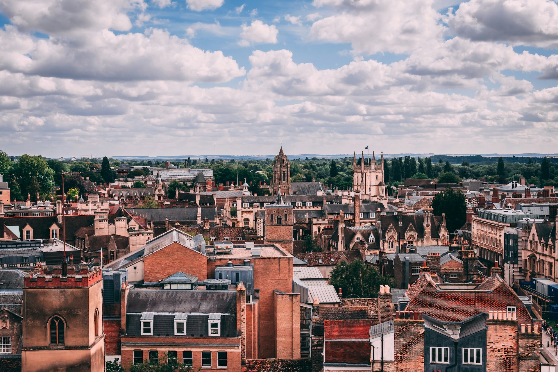 a view over Cambridge for East healthcare staffing