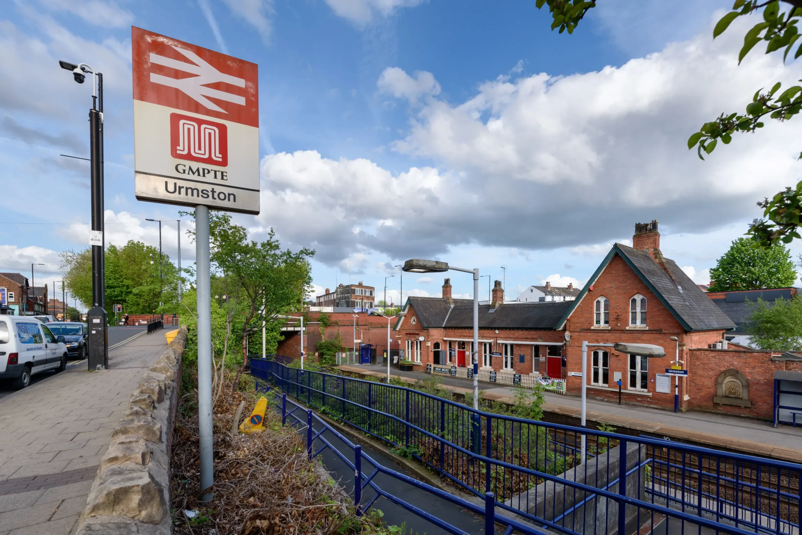 railway station in urmston